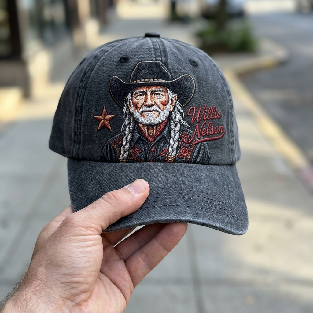 WNE Cowboy Portrait Denim Cap