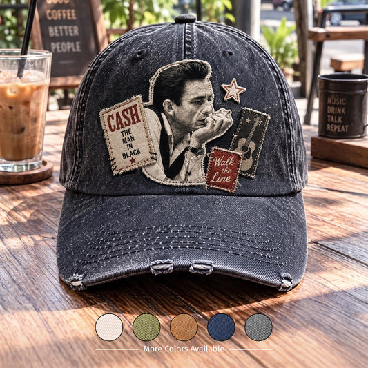 JCA Walk The Line Patch Denim Cap