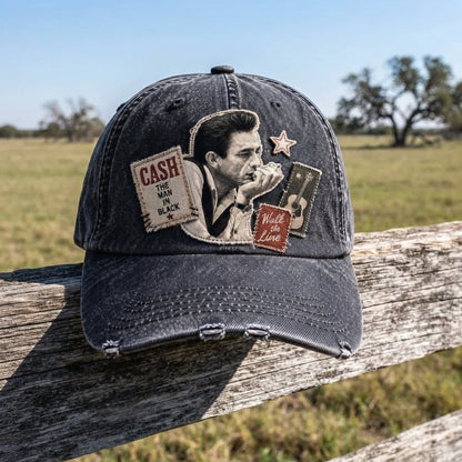 JCA Walk The Line Patch Denim Cap