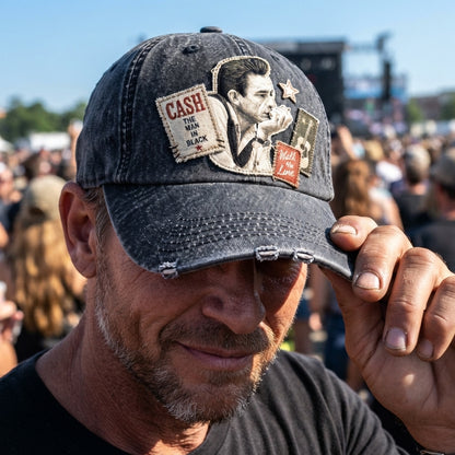 JCA Walk The Line Patch Denim Cap