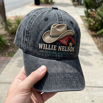 WNE Cowboy Hat Outlaw Country Denim Cap