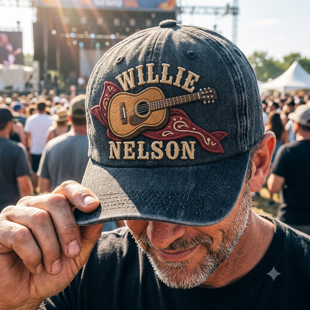 WNE Guitar Star Denim Cap