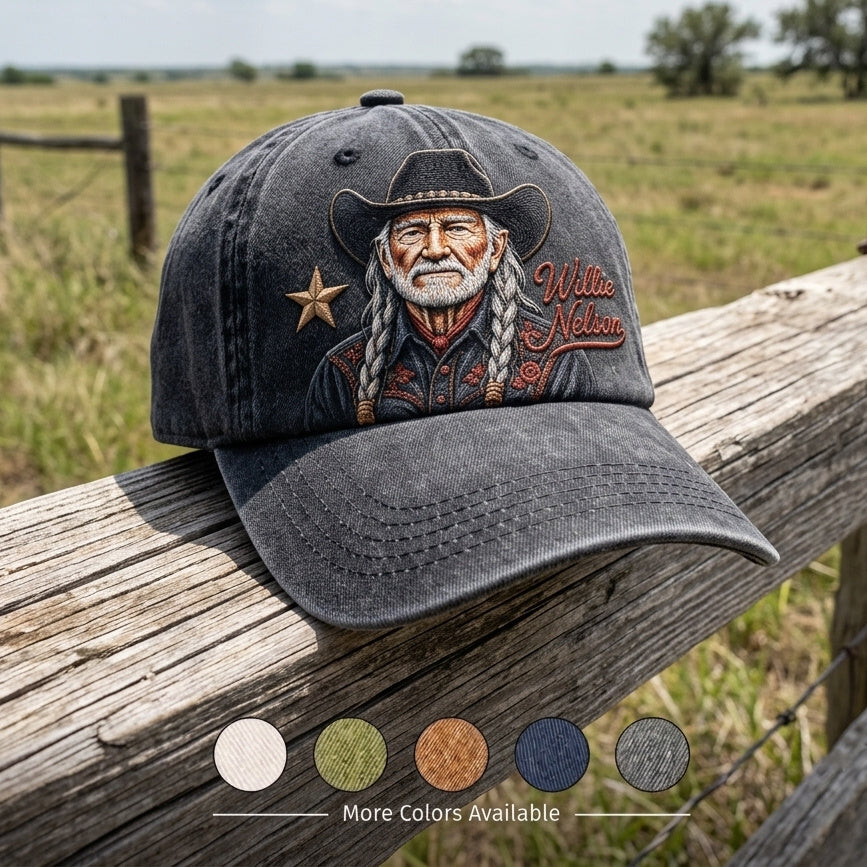 WNE Cowboy Portrait Denim Cap