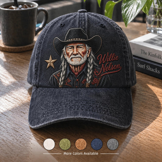 WNE Cowboy Portrait Denim Cap