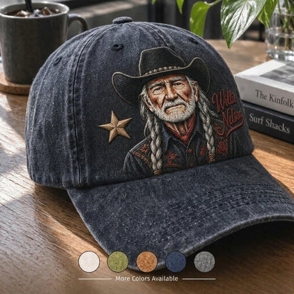 WNE Cowboy Portrait Denim Cap