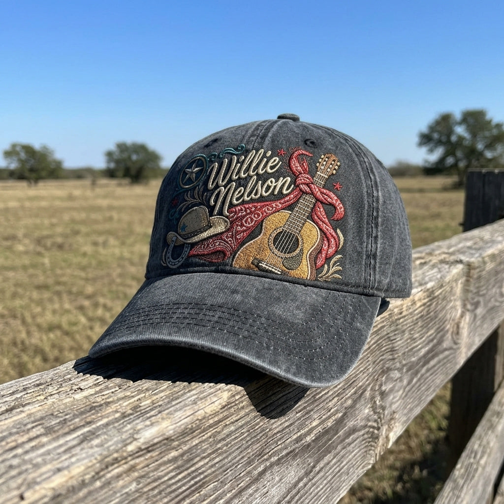 WNE Bandana Guitar Denim Cap