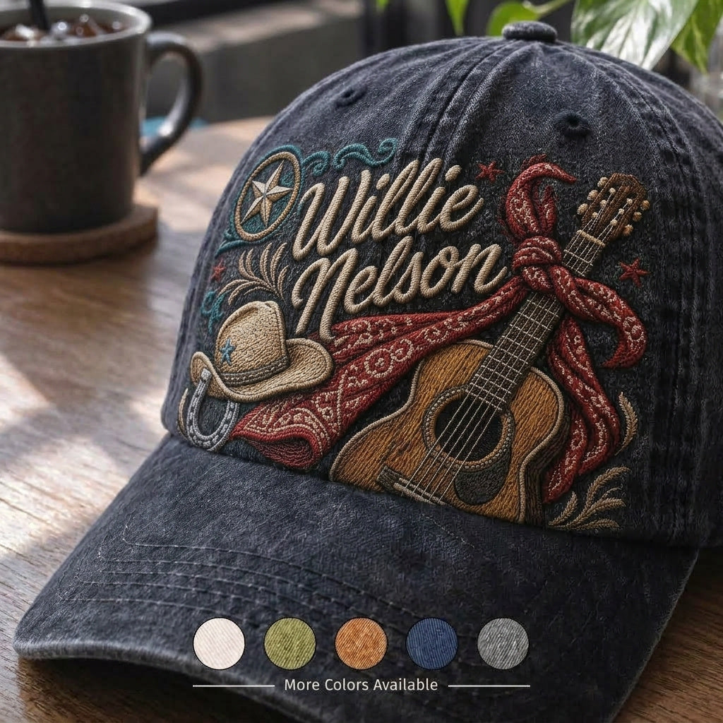 WNE Bandana Guitar Denim Cap