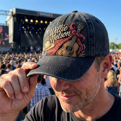 WNE Bandana Guitar Denim Cap